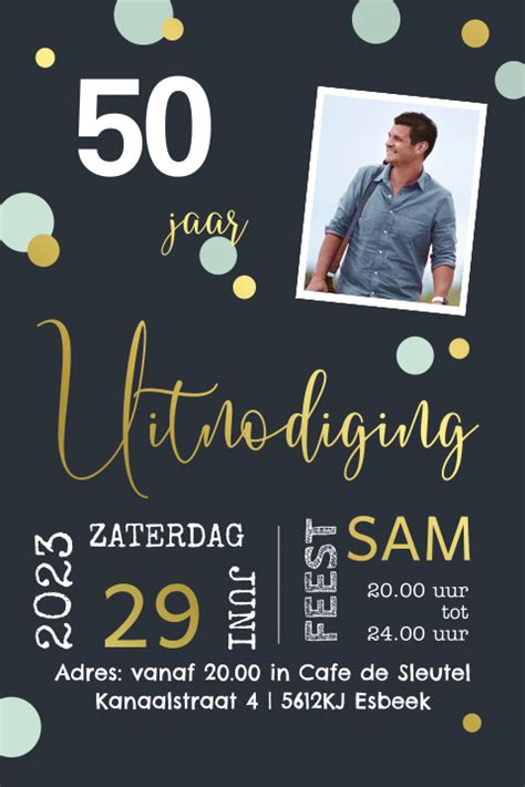 uitnodiging 50 jaar maken|Gratis, uitnodiging sjablonen voor 50e verjaardag